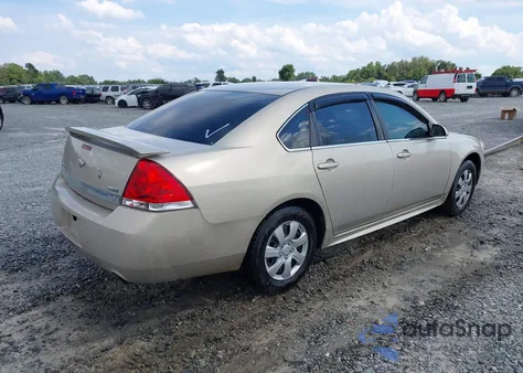2010 Chevrolet Impala Police z USA, uszkodzony, nr VIN 2G1WD5EM8A1202557